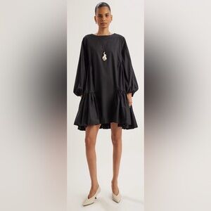 Merlette byward dress in black